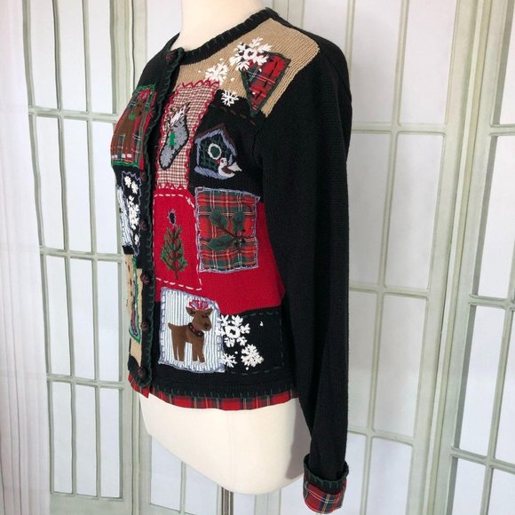Victoria Jones Christmas Cardigan Sweater - Picture 7 of 10